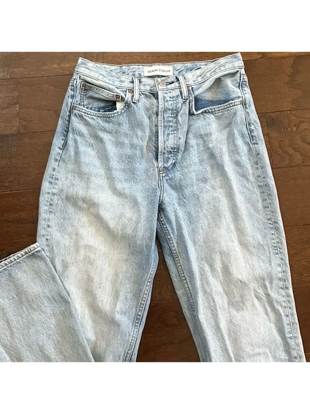 Denim Forum by Aritzia jeans-The Boyfriend High Rise Loose size 28-Retail $110 - Picture 10 of 12